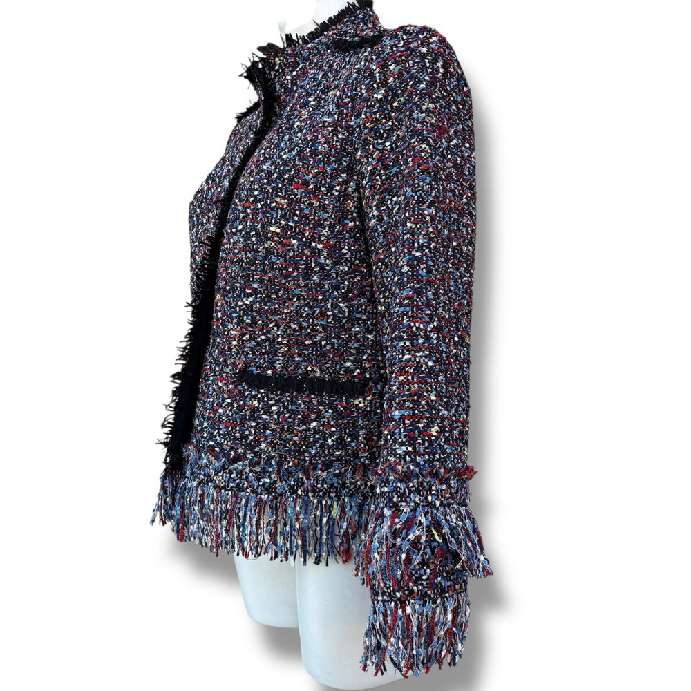 Women's Multicolor Tweed Jacket - Picture 2 of 11